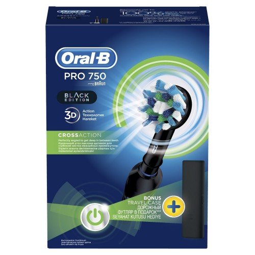 Электрическая зубная щетка Oral-B PRO 750 Black Limited Edition
